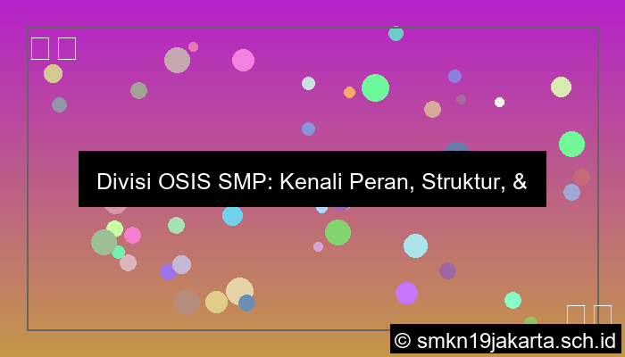 ilustrasi divisi osis smp