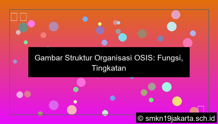 gambar struktur organisasi osis