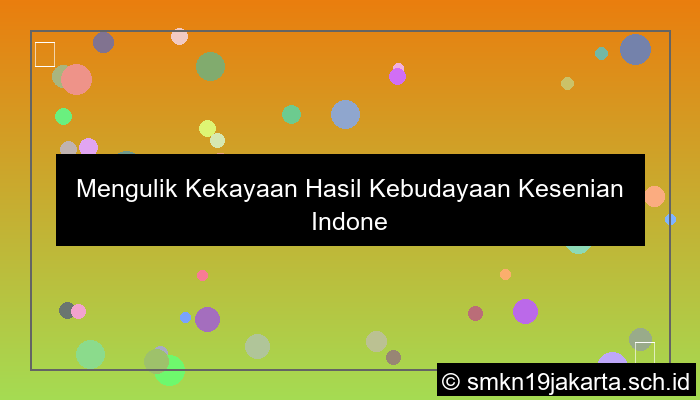 grafik hasil kebudayaan kesenian