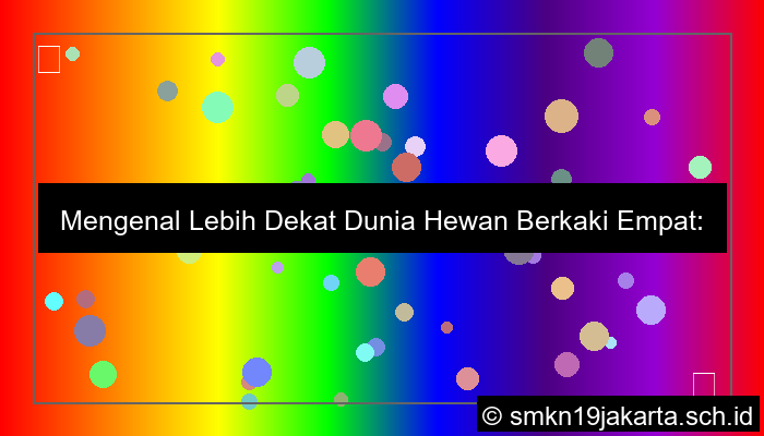gambar hewan berkaki 4