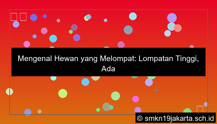 grafik hewan yang melompat