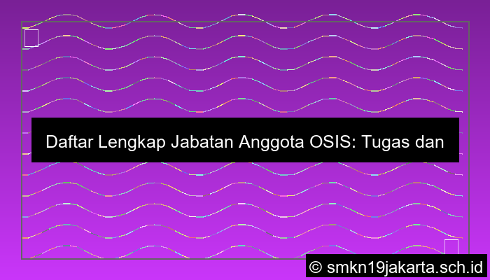 grafik jabatan anggota osis