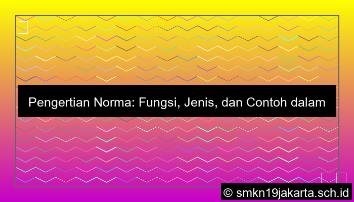 ilustrasi jelaskan pengertian norma