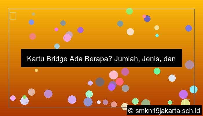 kartu bridge ada berapa