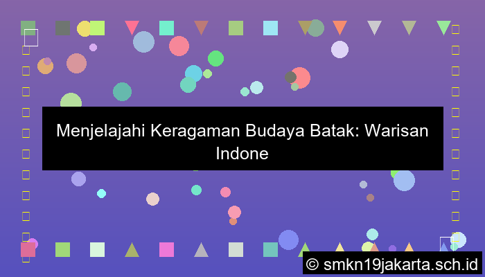 desain keragaman budaya batak