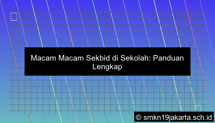desain macam macam sekbid