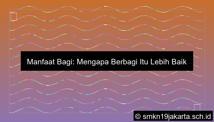 manfaat bagi