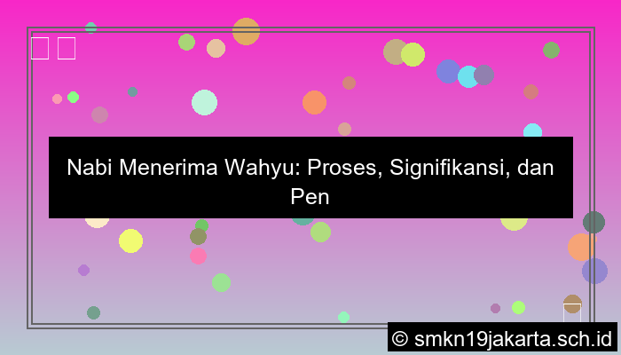 nabi menerima wahyu untuk