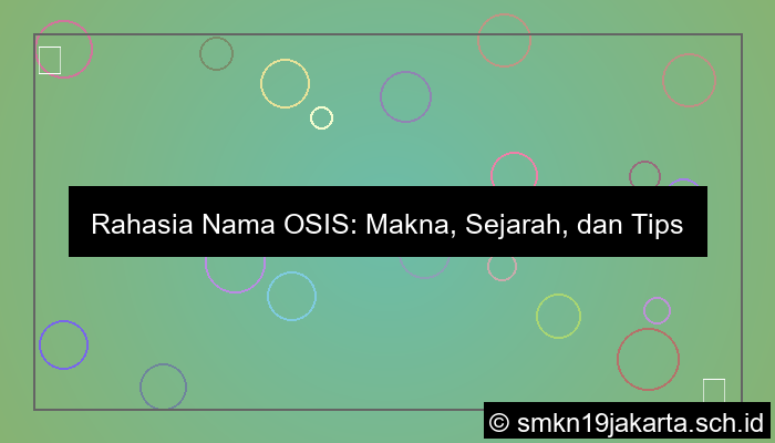 grafik nama osis