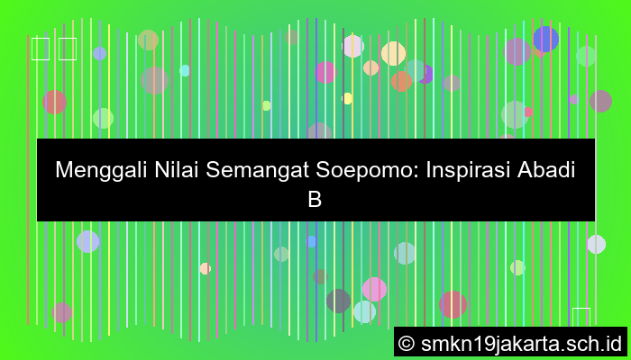 grafik nilai semangat soepomo