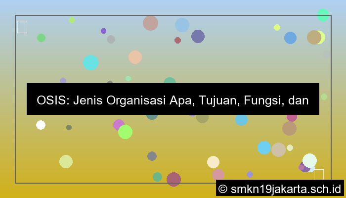 gambar osis jenis organisasi apa