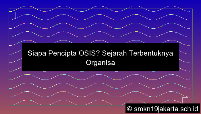 pencipta osis