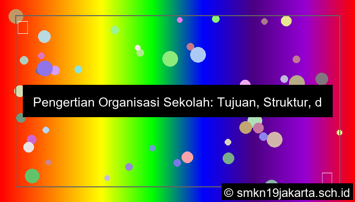 gambar pengertian organisasi sekolah
