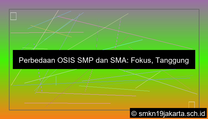 perbedaan osis smp dan sma