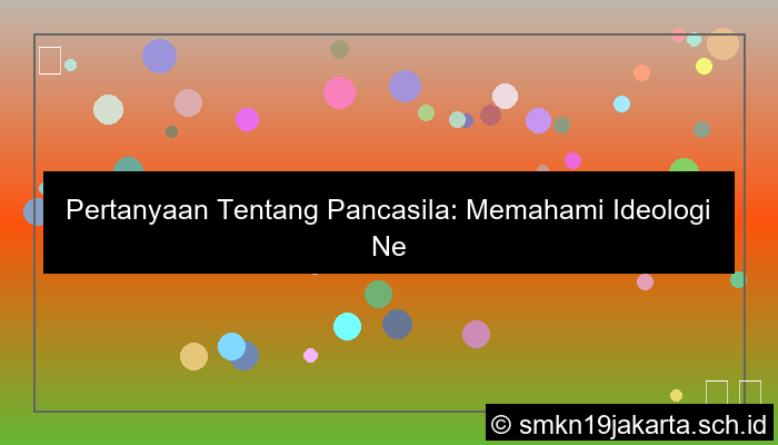 pertanyaan tentang pancasila