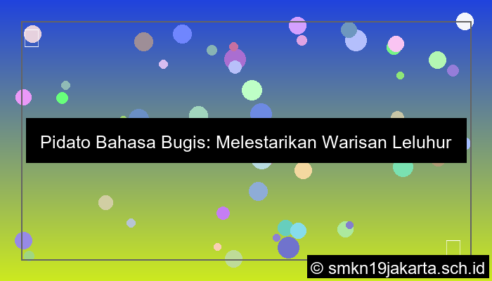 ilustrasi pidato bahasa bugis