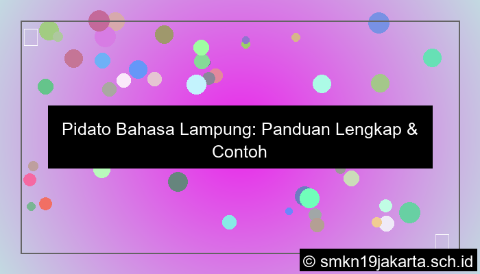 visual pidato bahasa lampung