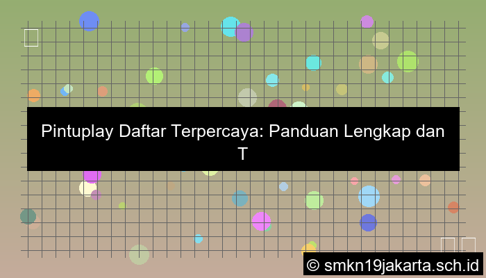 pintuplay daftar terpercaya