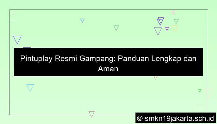 Pintuplay Resmi Gampang 24