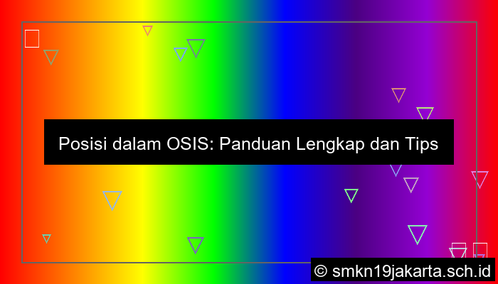grafik posisi dalam osis