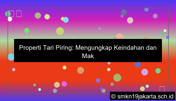 properti tari piring