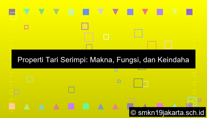 properti tari serimpi
