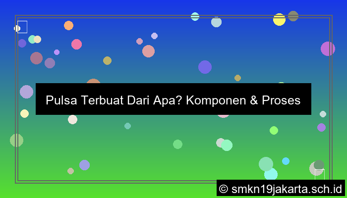 pulsa terbuat dari apa
