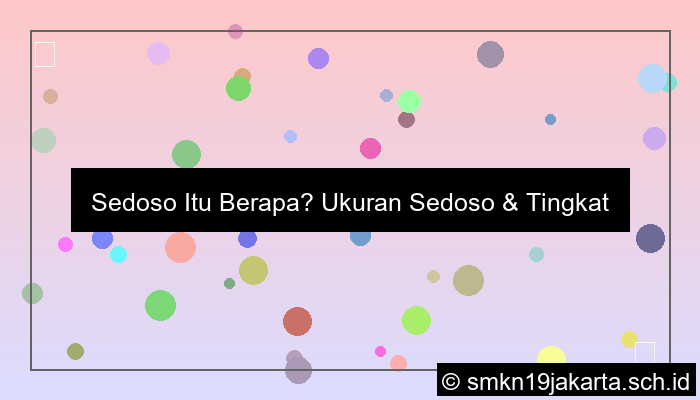 desain sedoso itu berapa