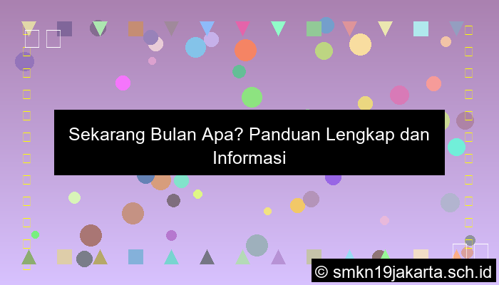 sekarang bulan berapa