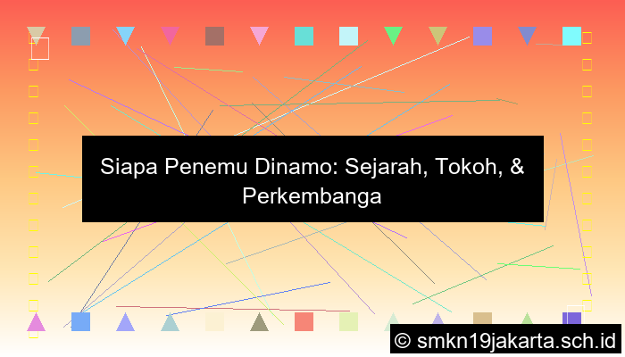 siapa yang menemukan dinamo