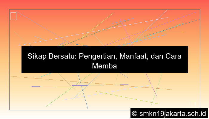 grafik sikap bersatu adalah