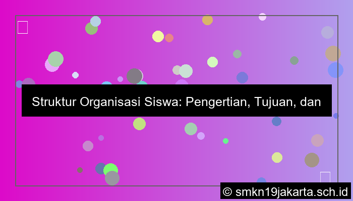 struktur organisasi siswa