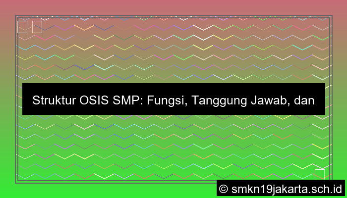 gambar struktur osis smp