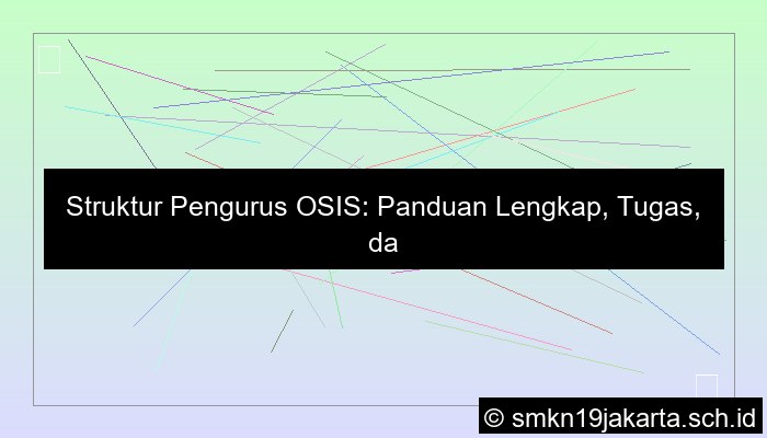 struktur pengurus osis