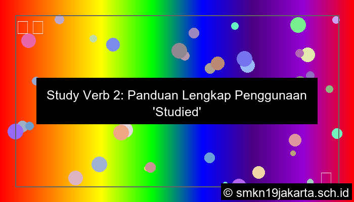 visual study verb 2