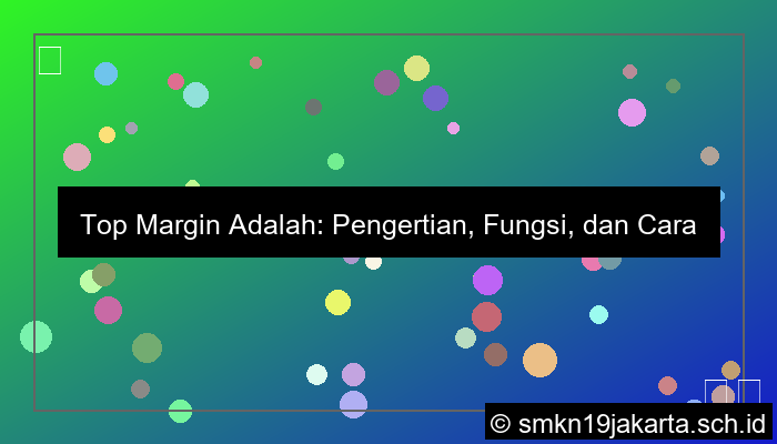 top margin adalah