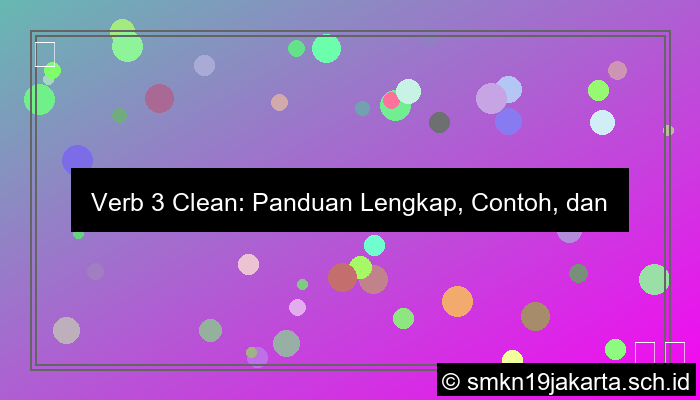 gambar verb 3 clean