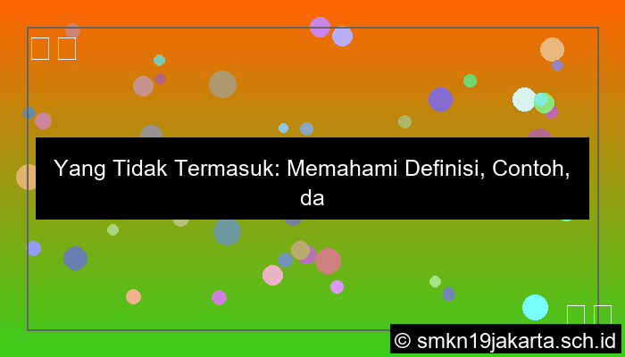 ilustrasi yang tidak termasuk