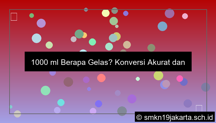 desain 1000 ml berapa gelas