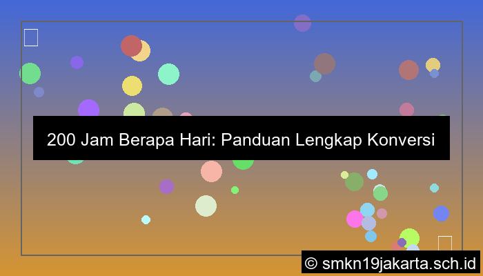 gambar 200 jam berapa hari