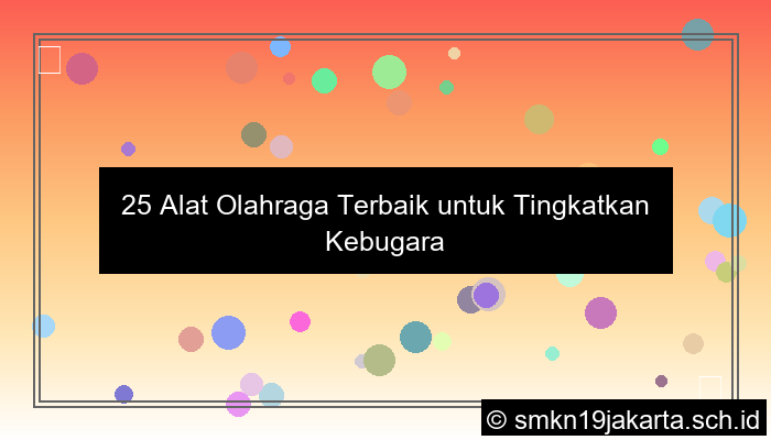 ilustrasi 25 alat olahraga