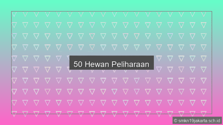 50 Hewan Peliharaan