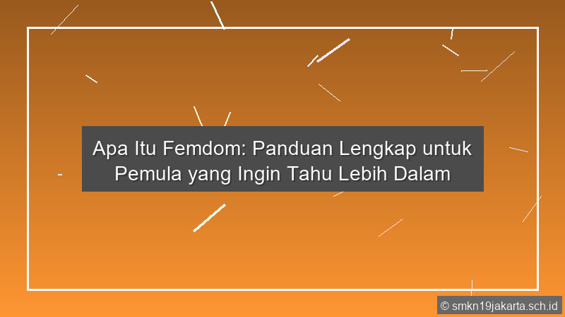Apa Itu Femdom