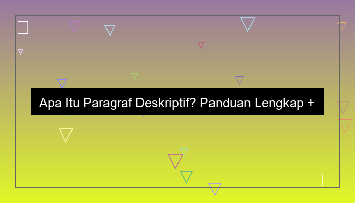 paragraf deskriptif