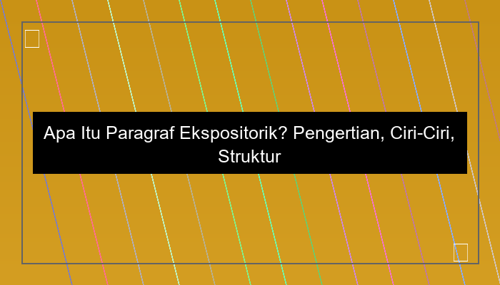 paragraf ekspositorik