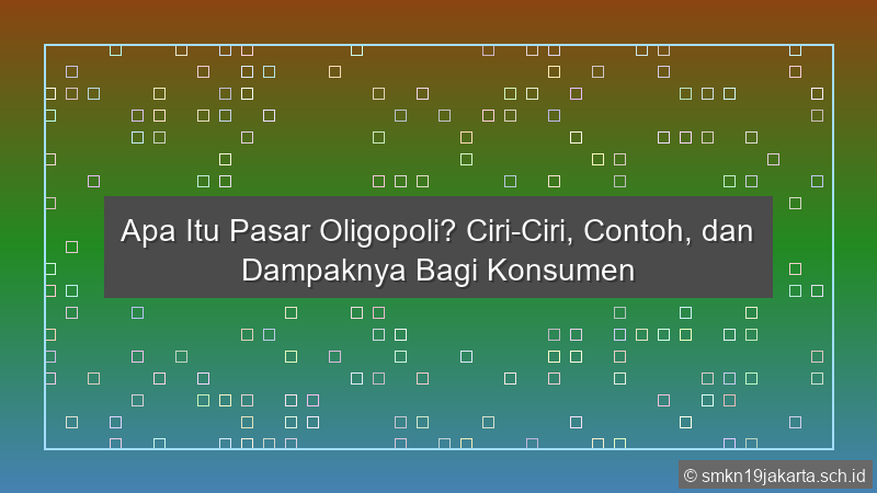 Pasar Oligopoli