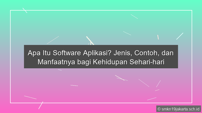 Software Aplikasi