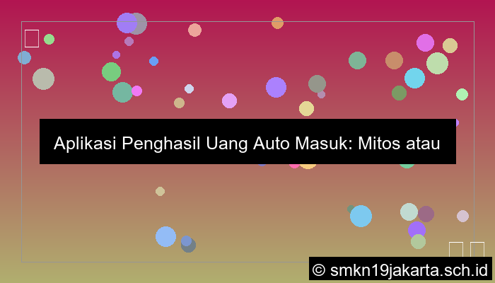 aplikasi penghasil uang auto masuk