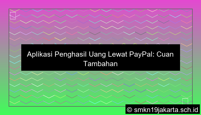 aplikasi penghasil uang lewat paypal