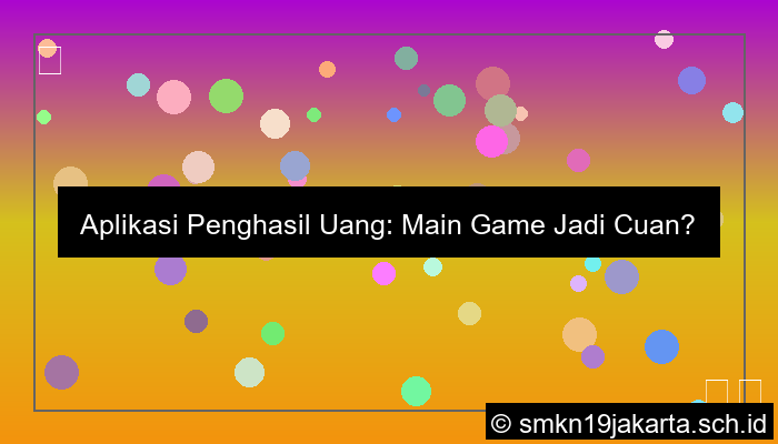 aplikasi penghasil uang main game